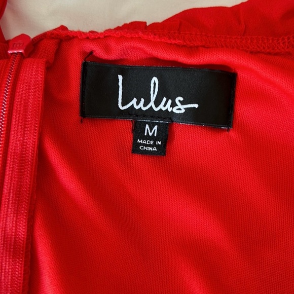 Lulus Red Dress - Picture 4 of 4